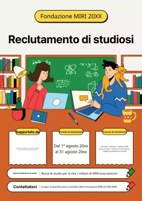 Sono ora disponibili borse di studio universitarie in avorio e marrone accogliente