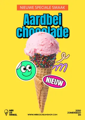 Yellow's kitscherige ijspost