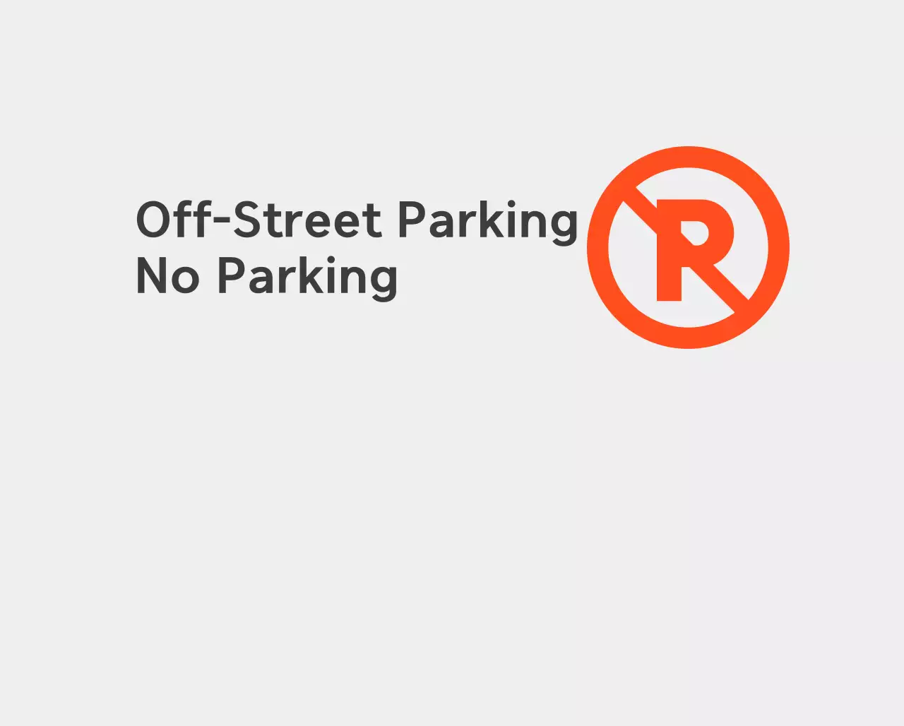 Dilarang parkir di tempat yang tidak ditentukan