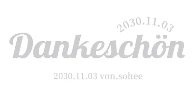 Ein stilvoller, schlichter Gruß mit Scherif-Schriften und geschwungenem Text