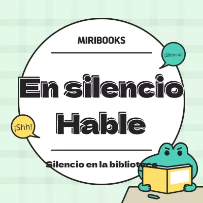 Kitschy biblioteca reglas anuncios en menta y blanco
