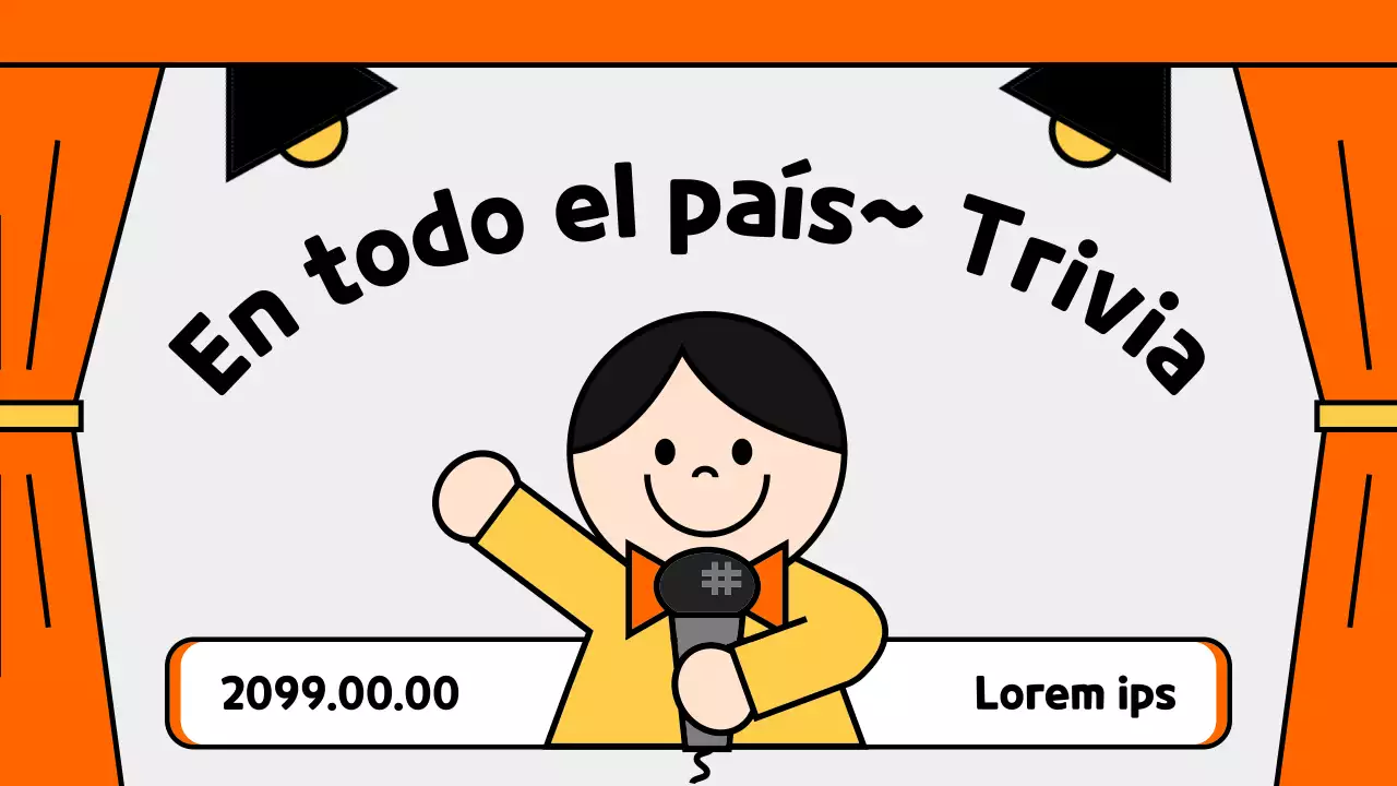 Promover un bonito concurso naranja