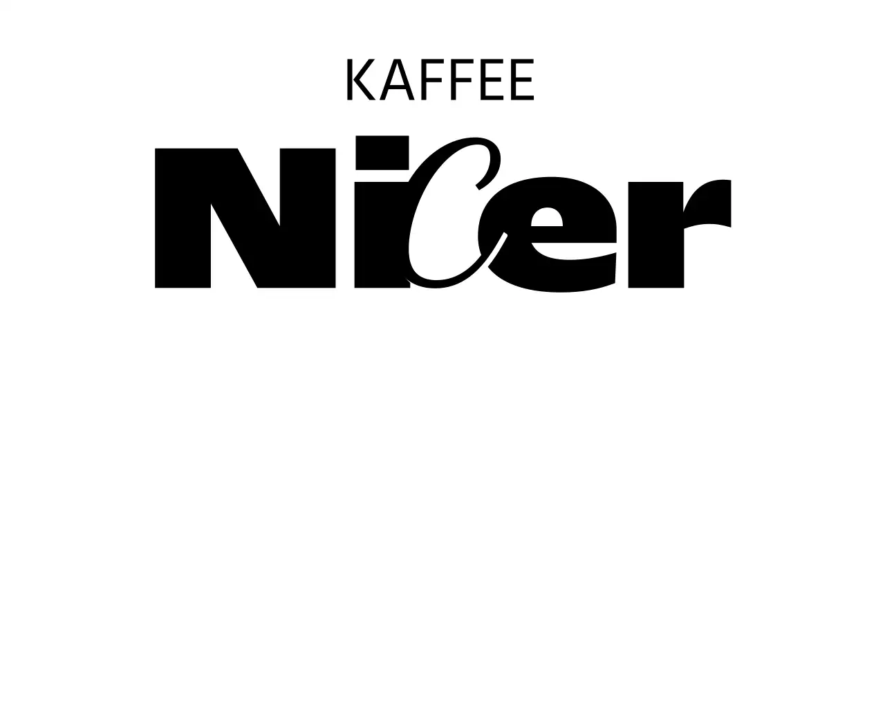 Keine Parkplatzbeschilderung in einem modernen, angesagten Café