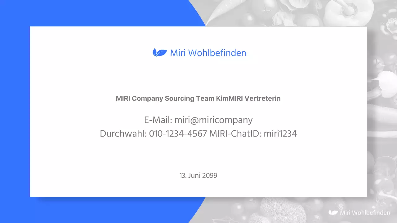 Einfacher Wellness-Produktvorschlag in Blau und Hellblau