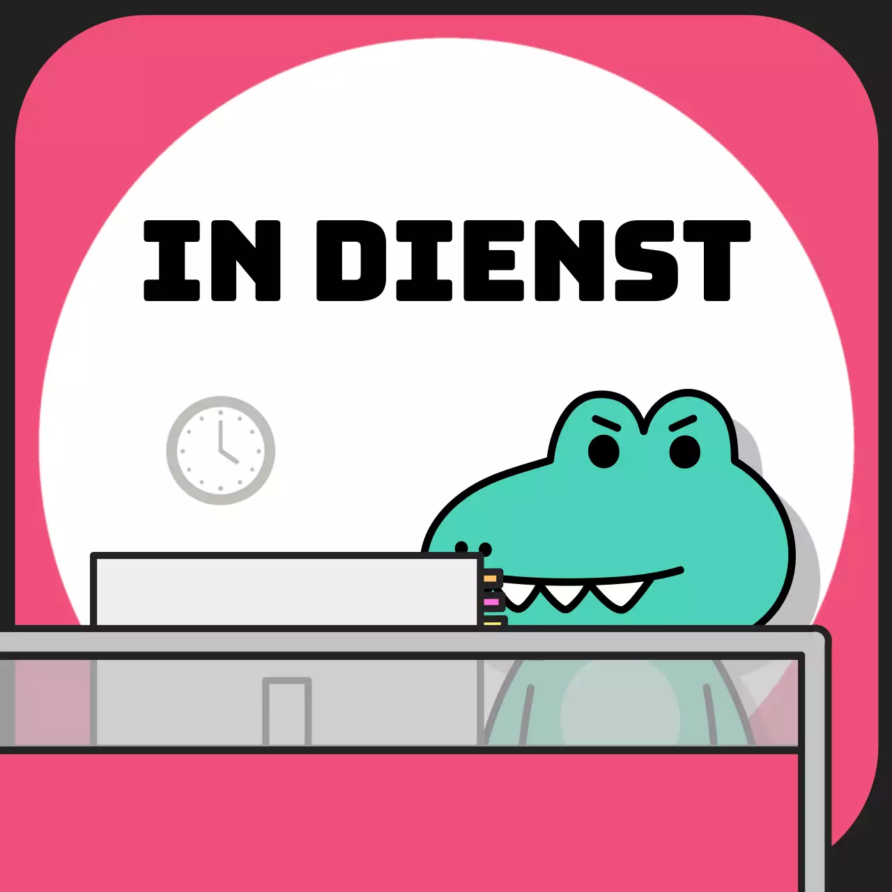 Mint en zwarte pop art messenger profiel aankondigingen