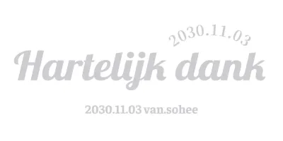 Een stijlvolle, eenvoudige begroeting met sheriflettertypes en gebogen tekst