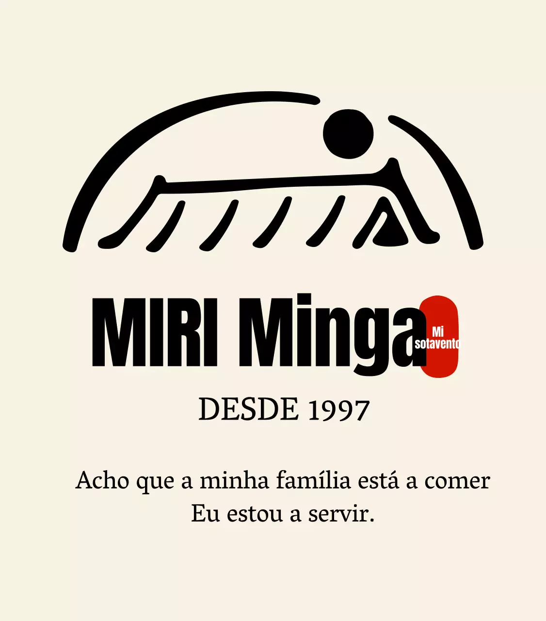 Logótipo de restaurante coreano e instruções de estacionamento