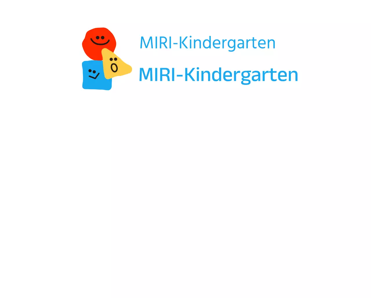 Niedliche FormenCharaktere Parkverbot im Kinderschutzgebiet Schild