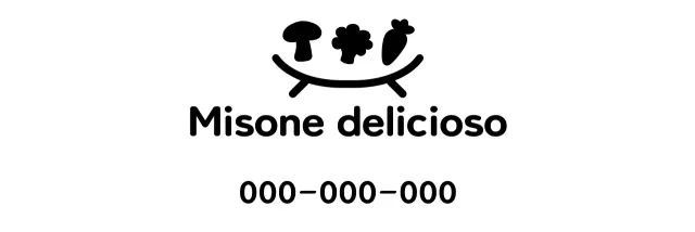 Pequeño empresario de una bonita tienda de guarniciones con ilustraciones de verduras