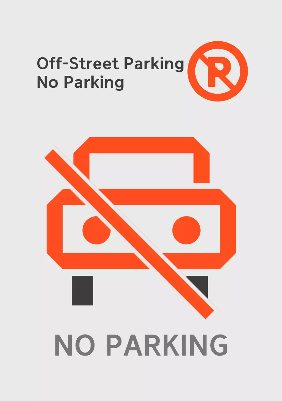 Dilarang parkir di tempat yang tidak ditentukan