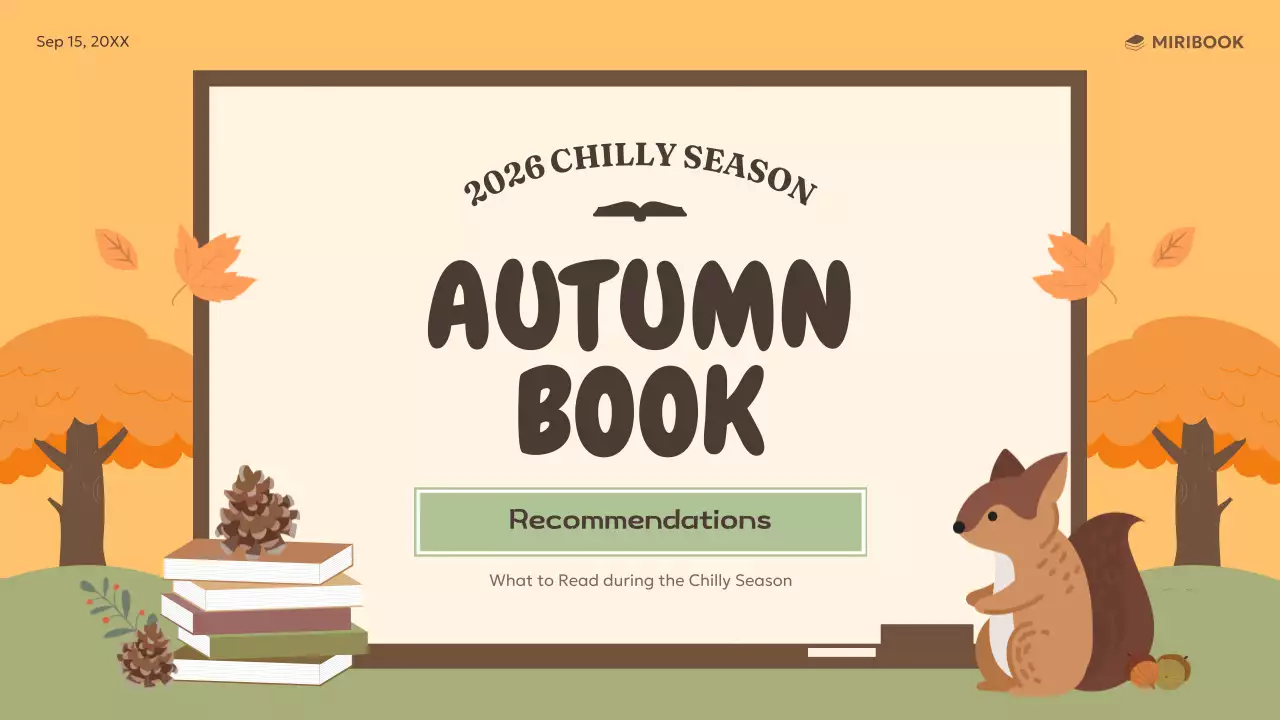 Orange Rustic Book Guide Presentation