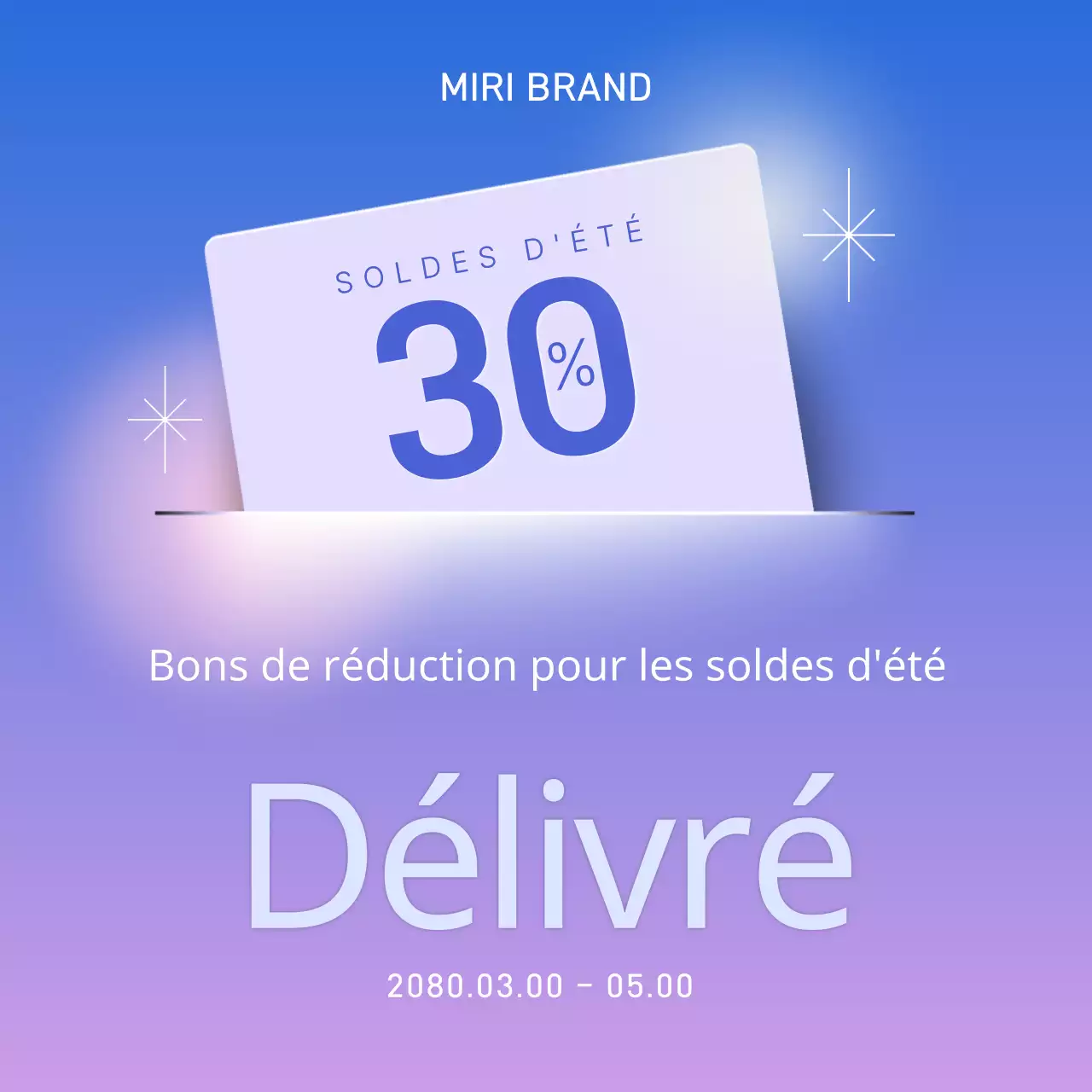 Promouvoir une vente d'été moderne en bleu clair et chartreuse