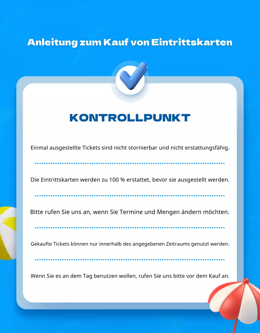 Werbeanzeige eines Freizeitgeschäfts mit blauen und gelben Akzenten