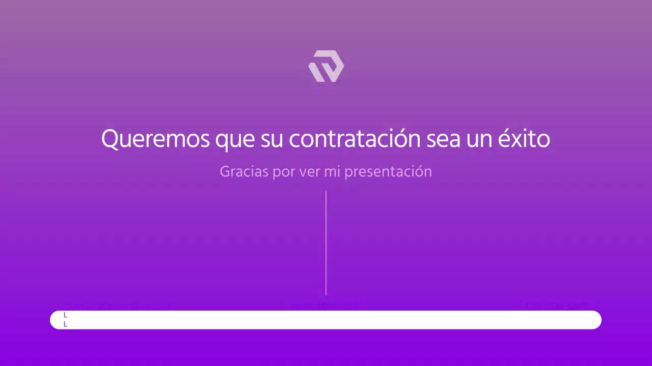 Propuesta moderna de Headhunting de RRHH en morado y blanco
