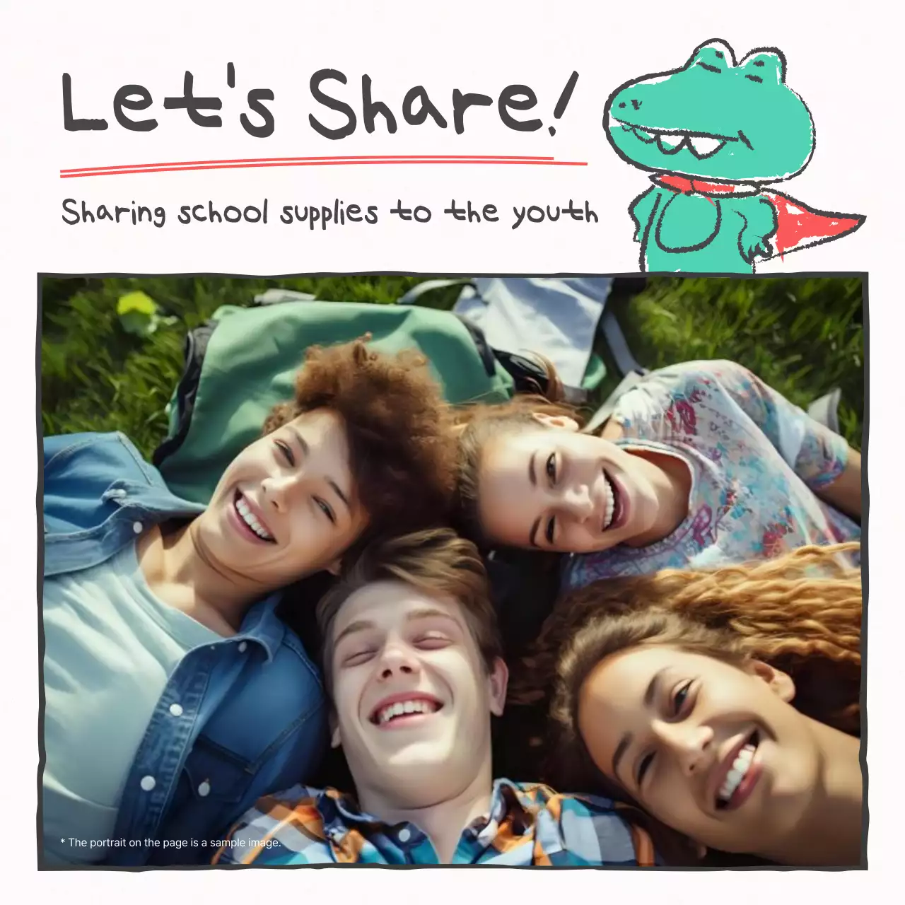 White Playful Youth Promotion Social Media Post