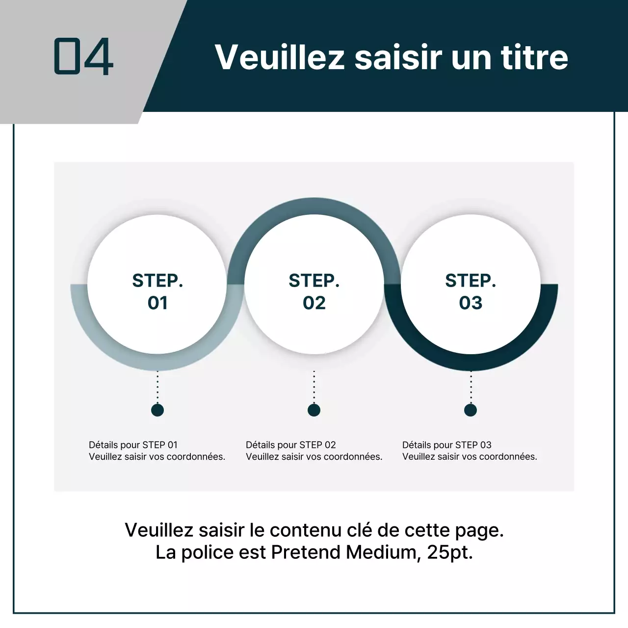 Une lettre de motivation commerciale simple en bleu marine et gris