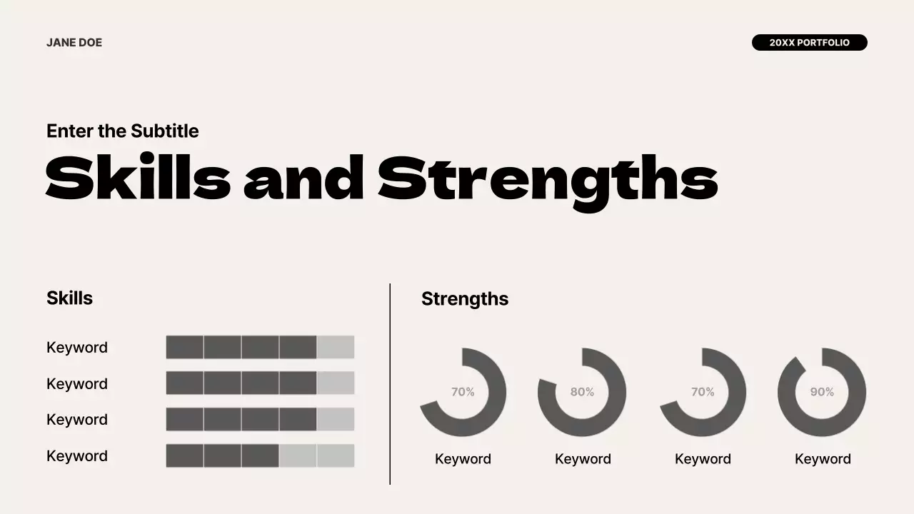 Beige Minimal Portfolio Document Presentation