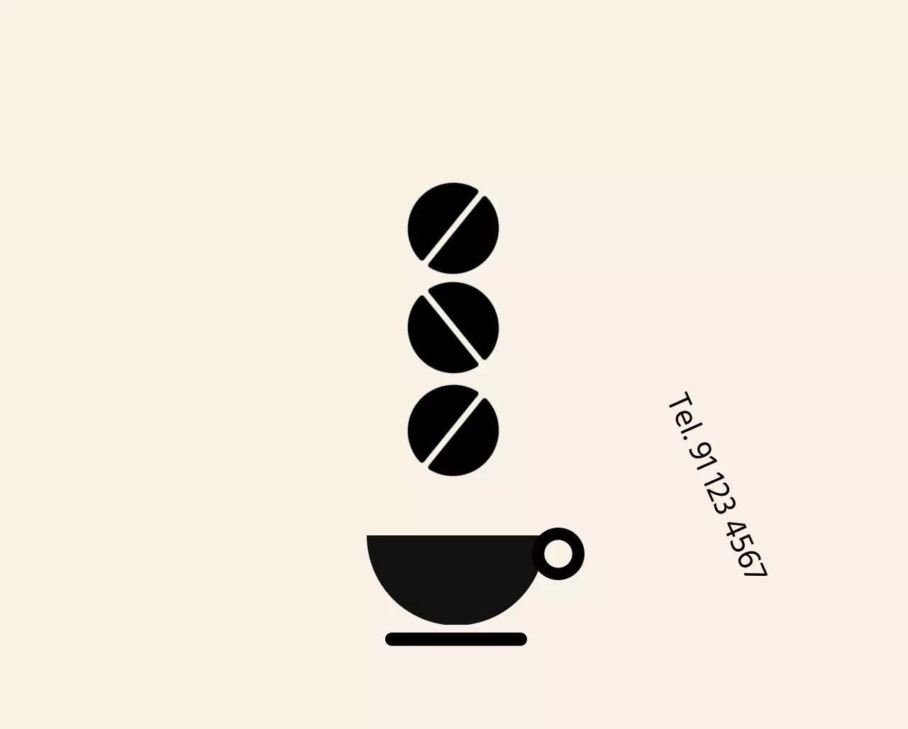 Sin señalización de aparcamiento en una cafetería moderna y a la última