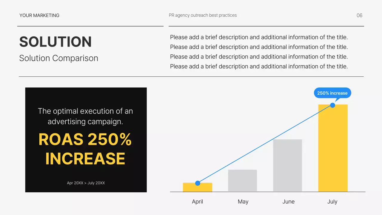화이트 프로페셔널 마케팅 프리젠테이션