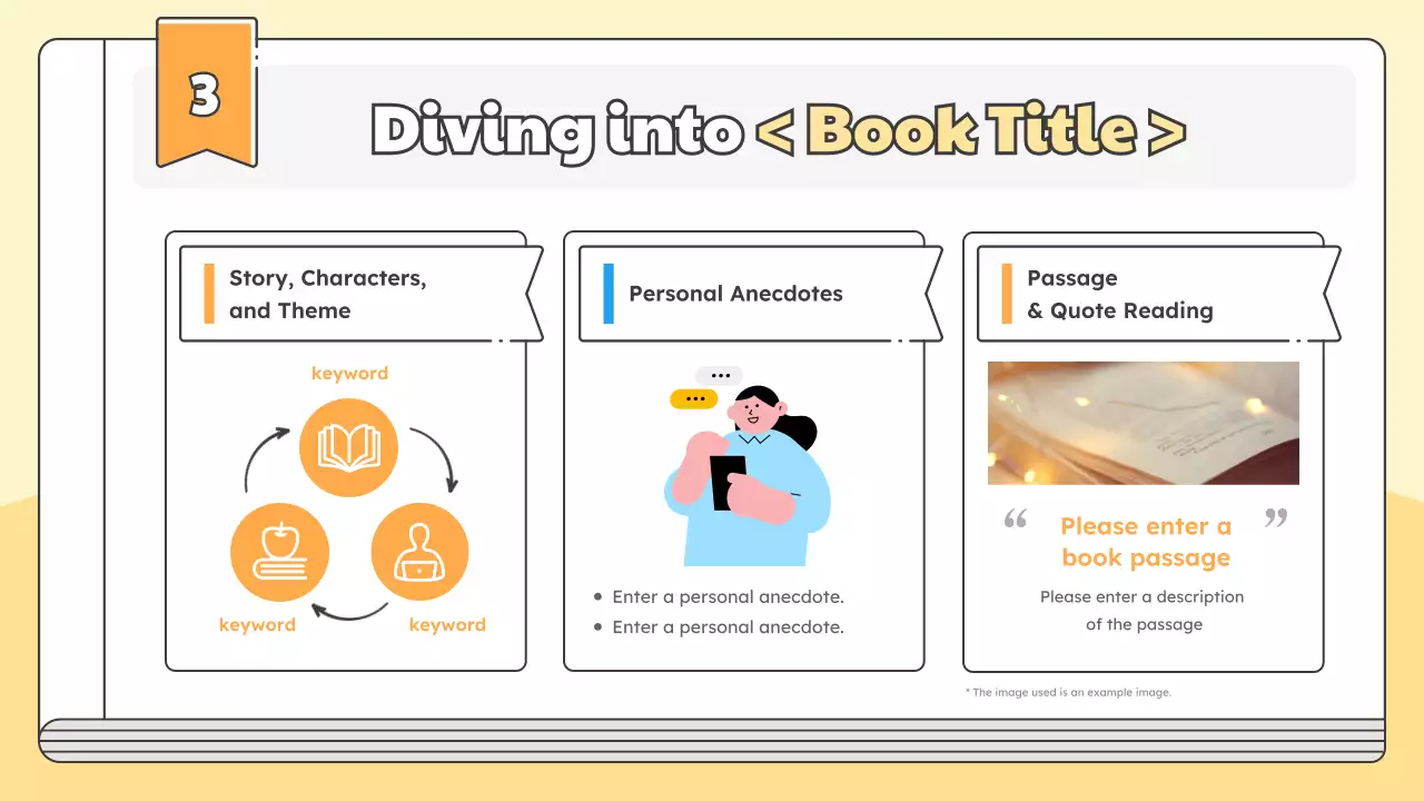 Yellow Simple Book Announcement Presentation