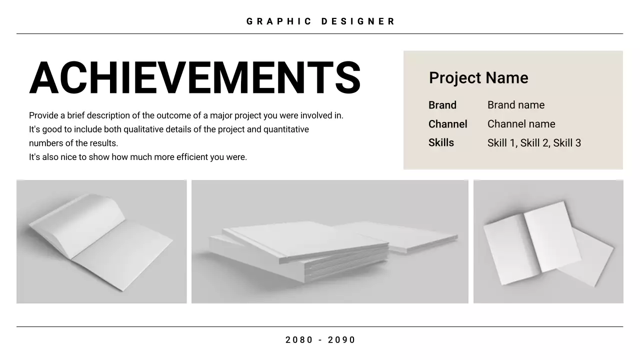 Presentasi Resume Portofolio Modern Beige