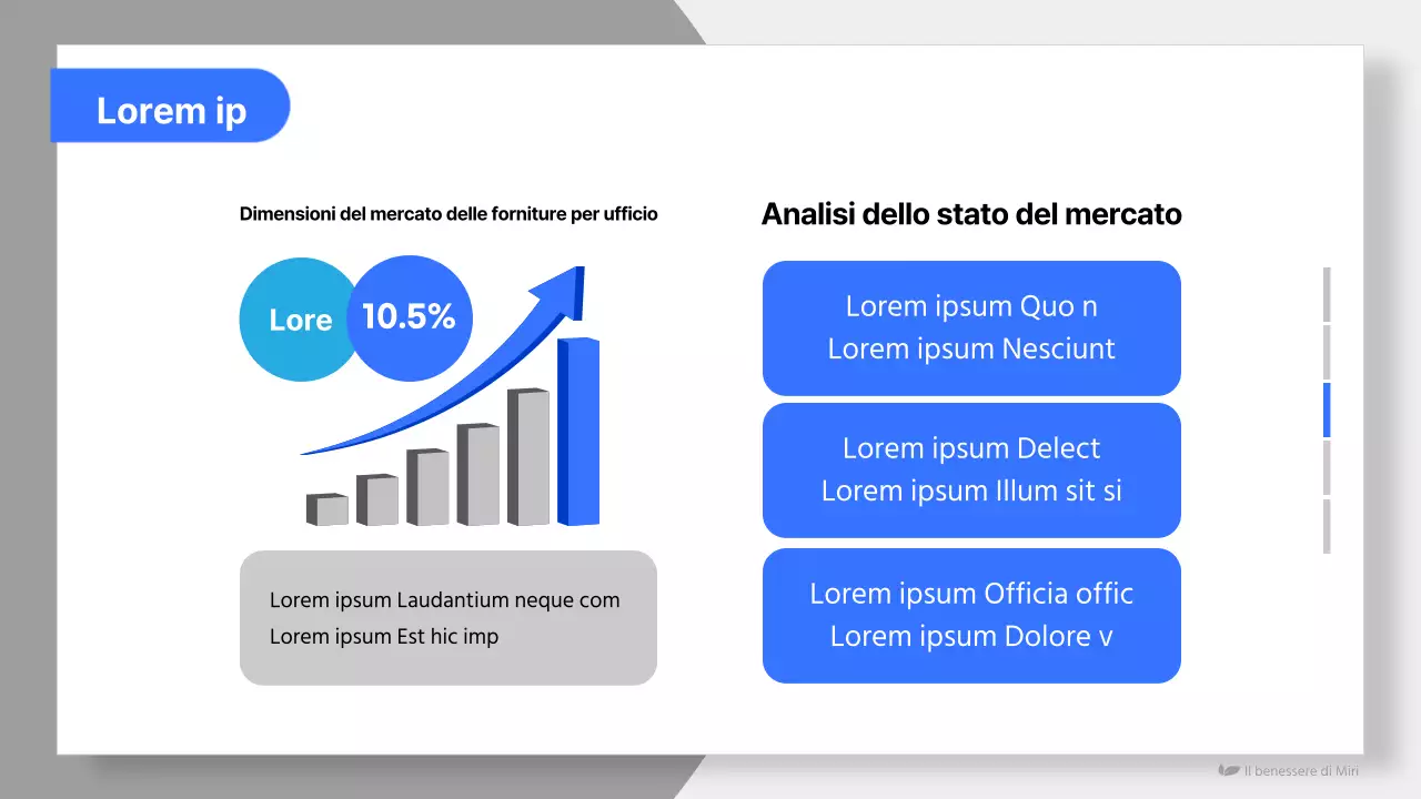 Proposta di prodotti benessere semplici in blu e azzurro