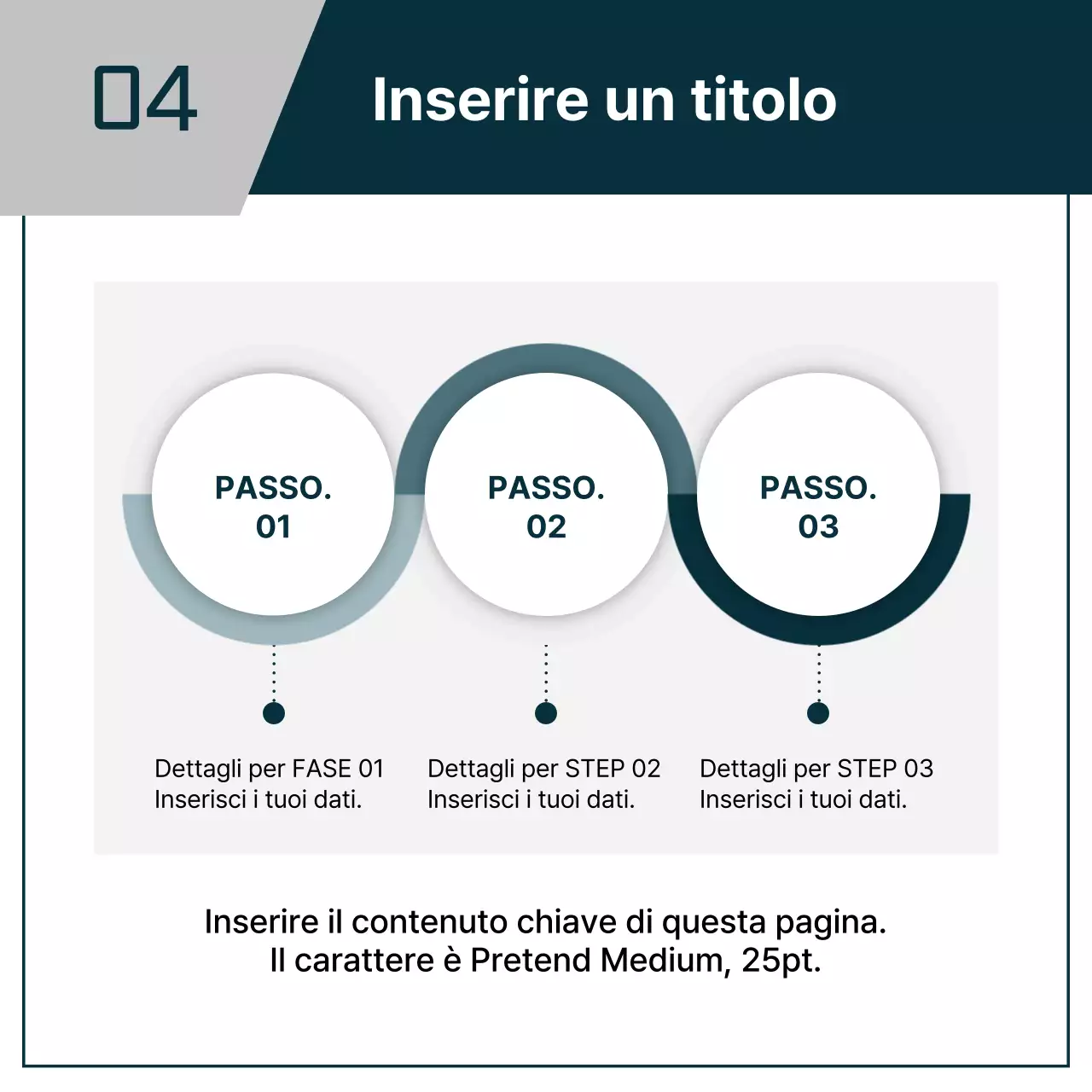 Una semplice lettera di presentazione aziendale in blu navy e grigio