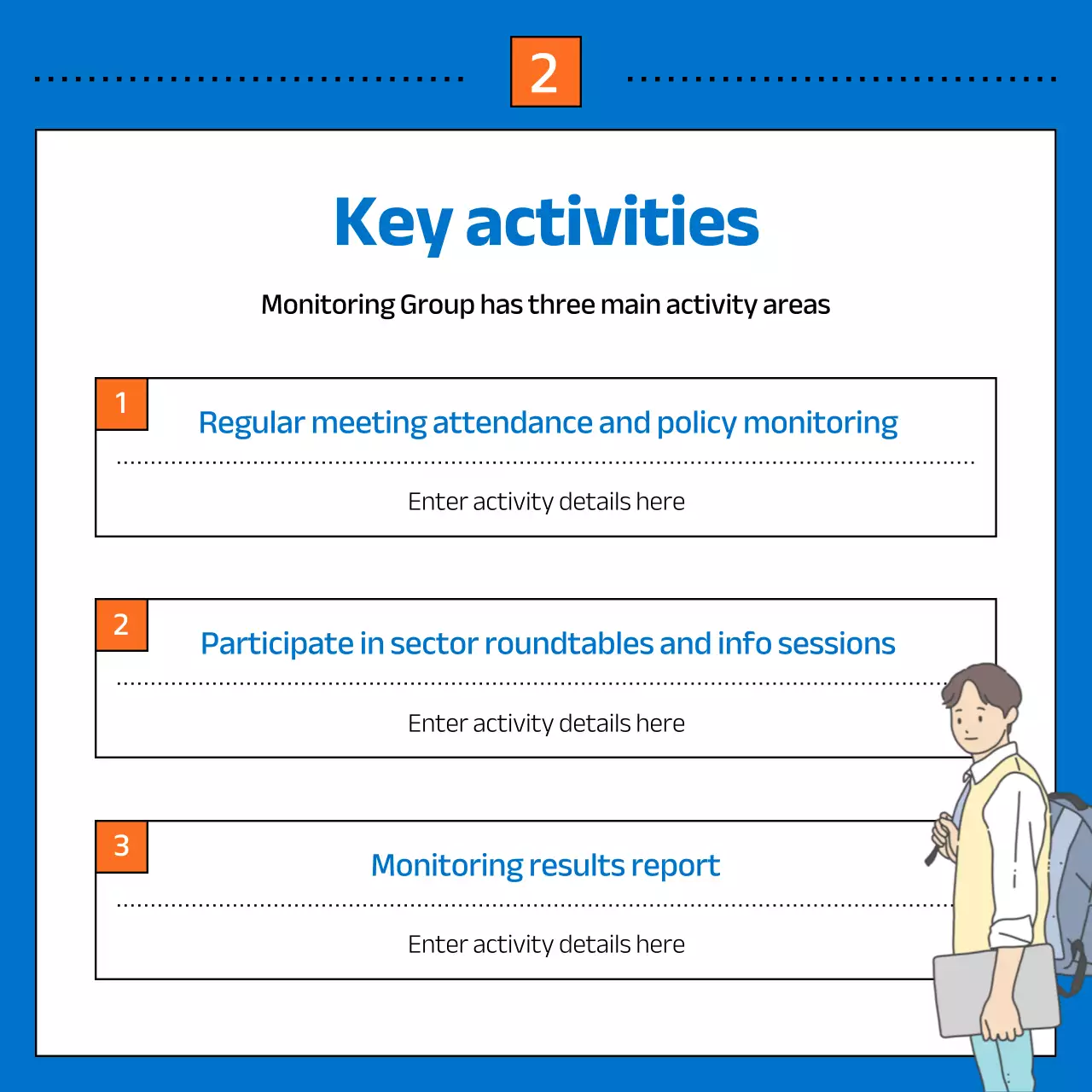 Orange Modern Youth Recruitment Instagram Carousel