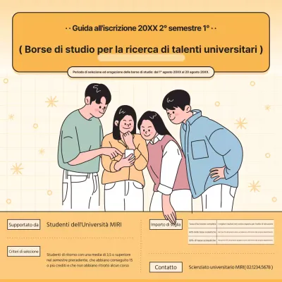 La guida arancione e nera alle borse di studio moderne per lo sviluppo dei talenti
