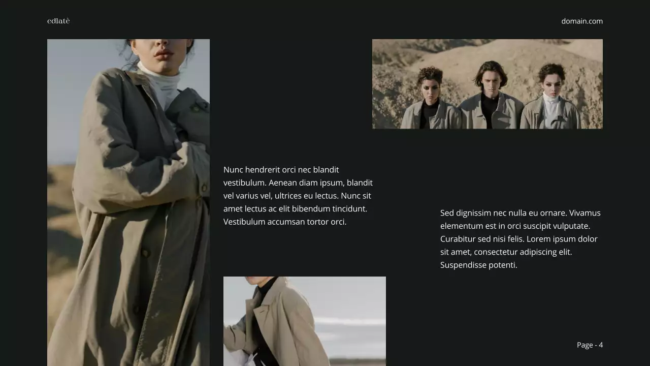 Beige Minimalist Editorial Template Guide Presentation