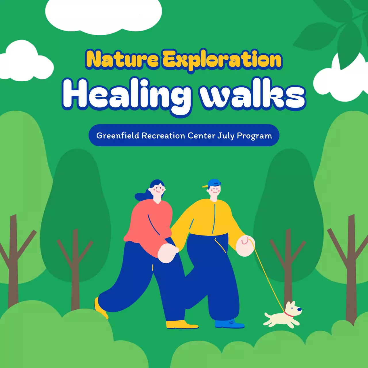 Green Modern Nature Event Instagram Carousel