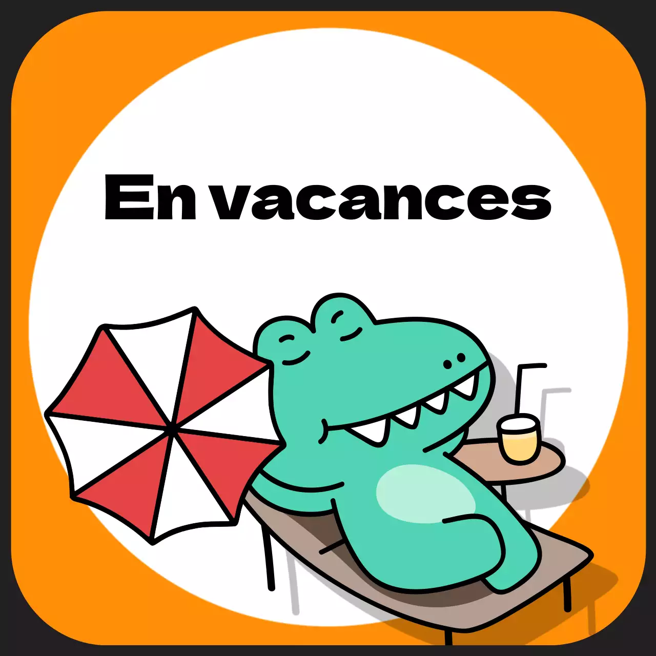 Annonces de profil de messager pop art menthe et noir