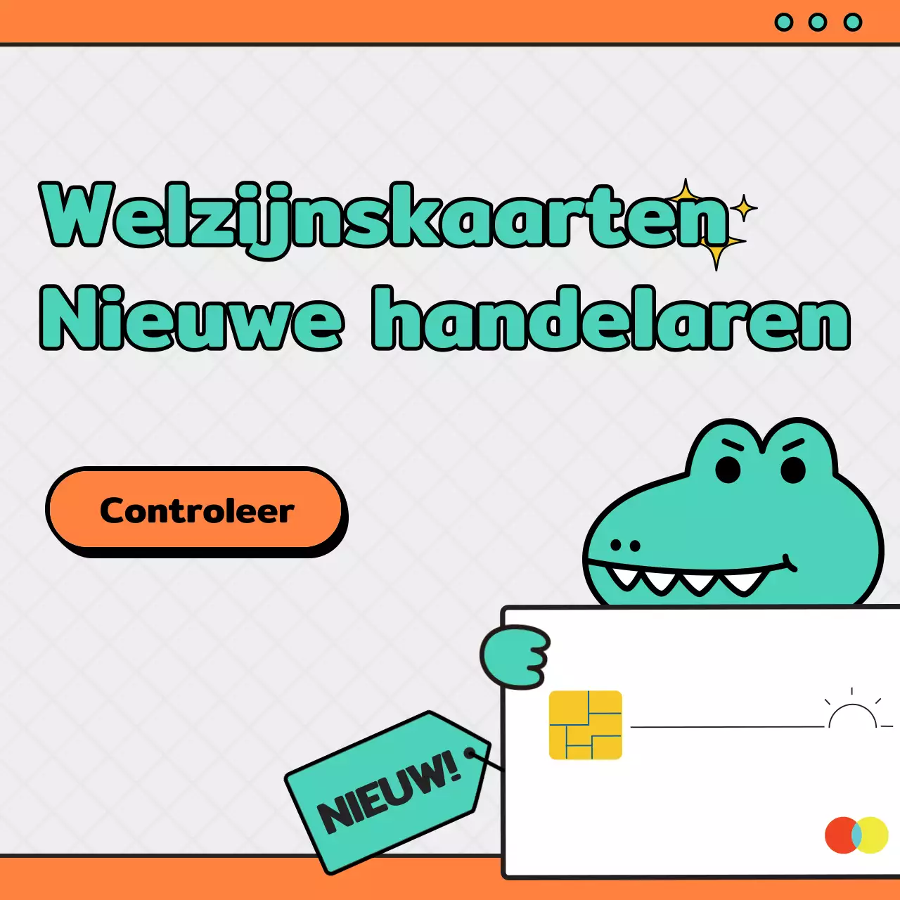 Kitscherige welvaartsaankondigingen in mint en wit