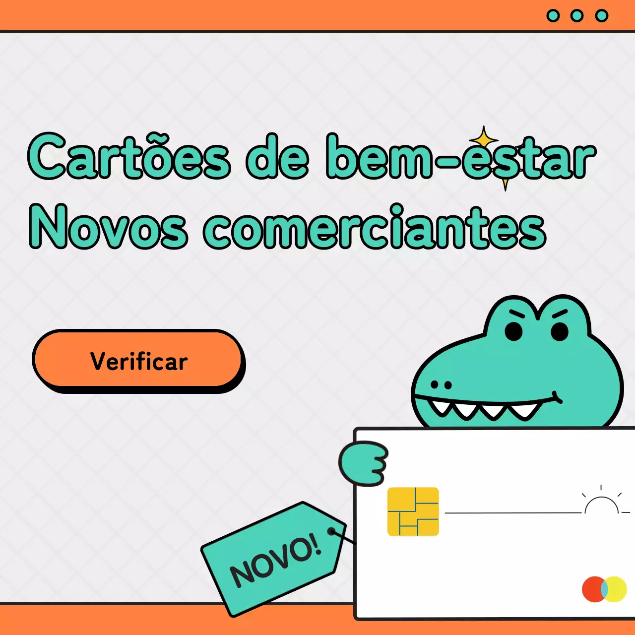 Anúncios kitsch de bem-estar para comerciantes em branco e menta