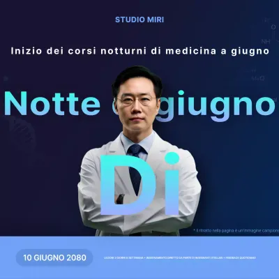 Guida all'apertura dei corsi serali di medicina con un tocco di sodomia