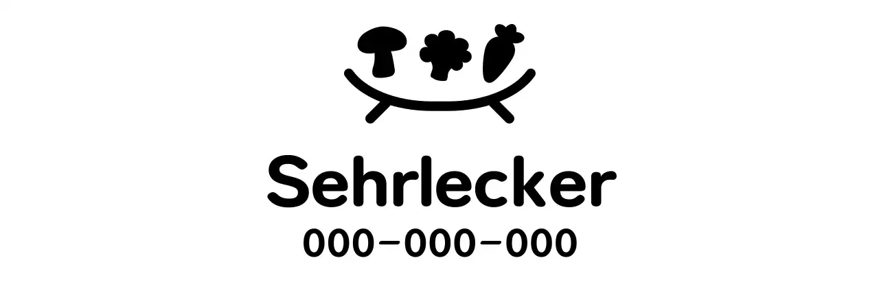 Kleinunternehmerin eines hübschen Beilagengeschäfts mit Gemüseillustrationen