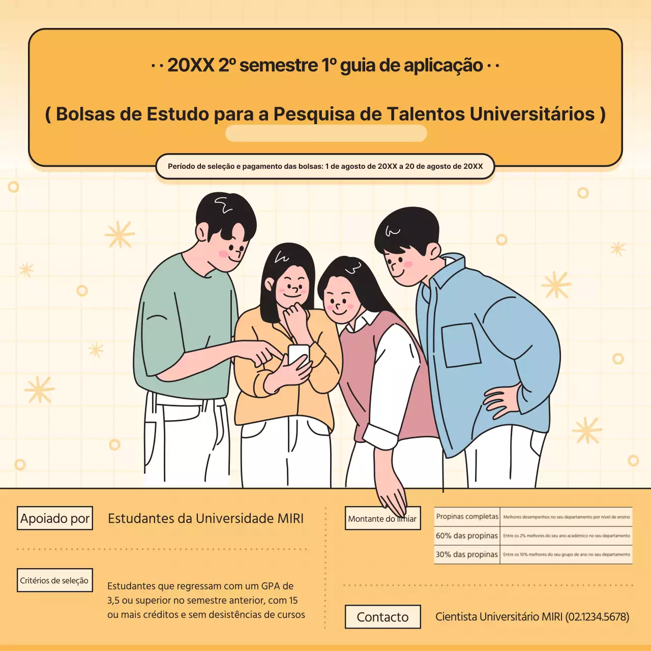 O Guia Laranja e Preto das Bolsas de Estudo para o Desenvolvimento de Talentos Modernos