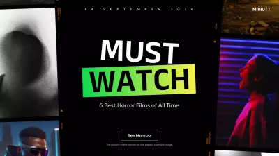 Black Trendy Horror Promotion YouTube Thumbnail