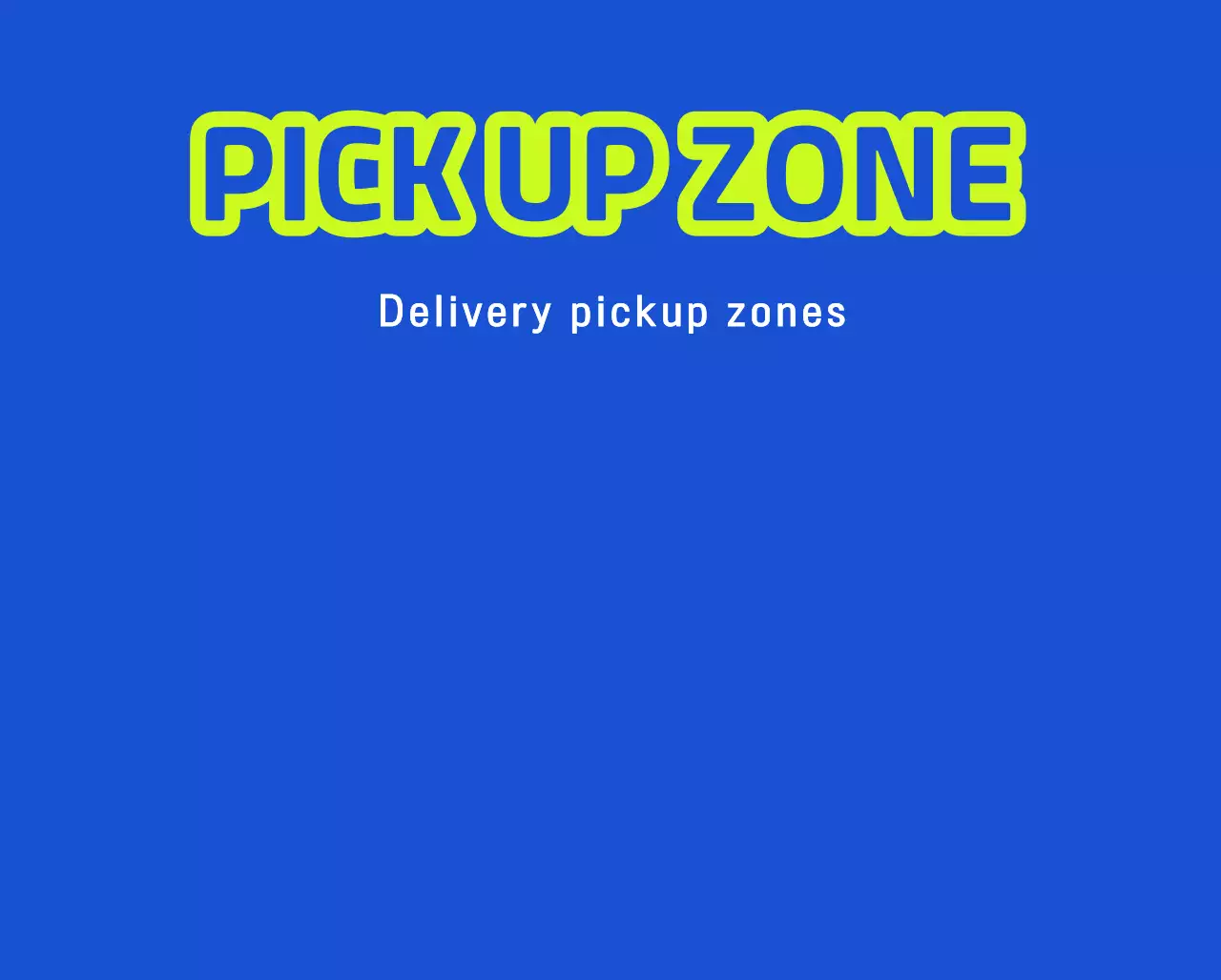 Zona penjemputan dan larangan parkir