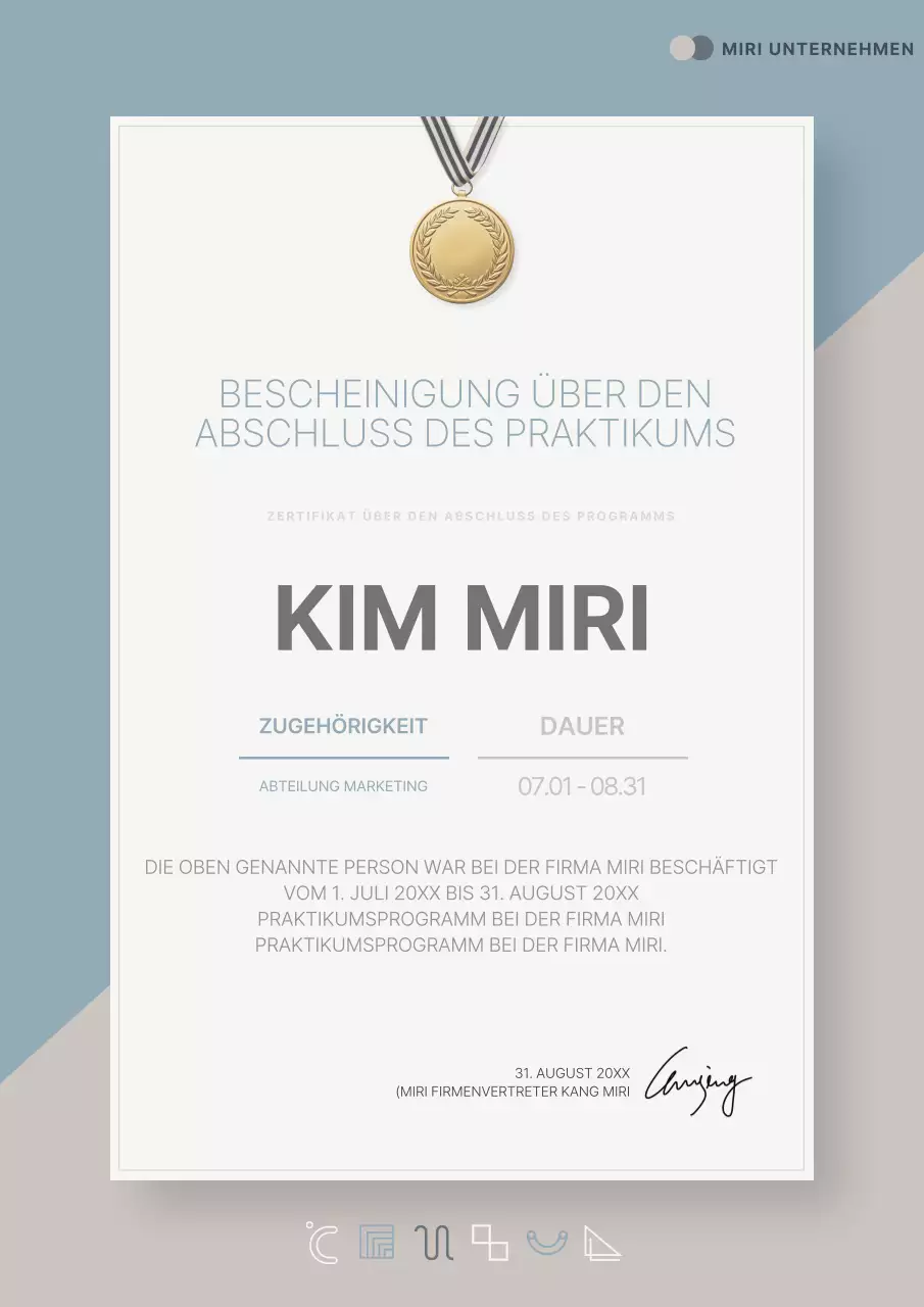 Ein schlichtes Briefpapierpaket in Hellblau und Beige