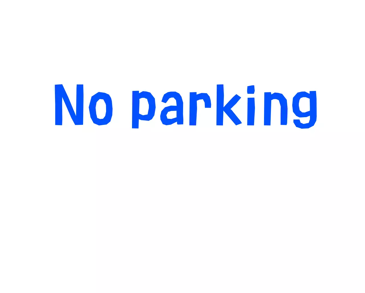 Karakter anak anjing kafe anjing yang lucu tidak ada tanda parkir