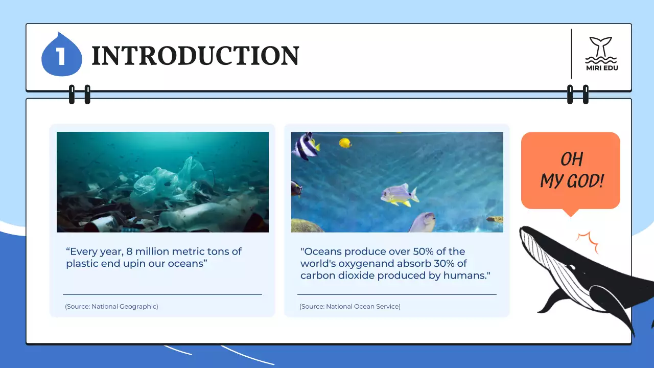 Blue Modern Ocean Guide Presentation