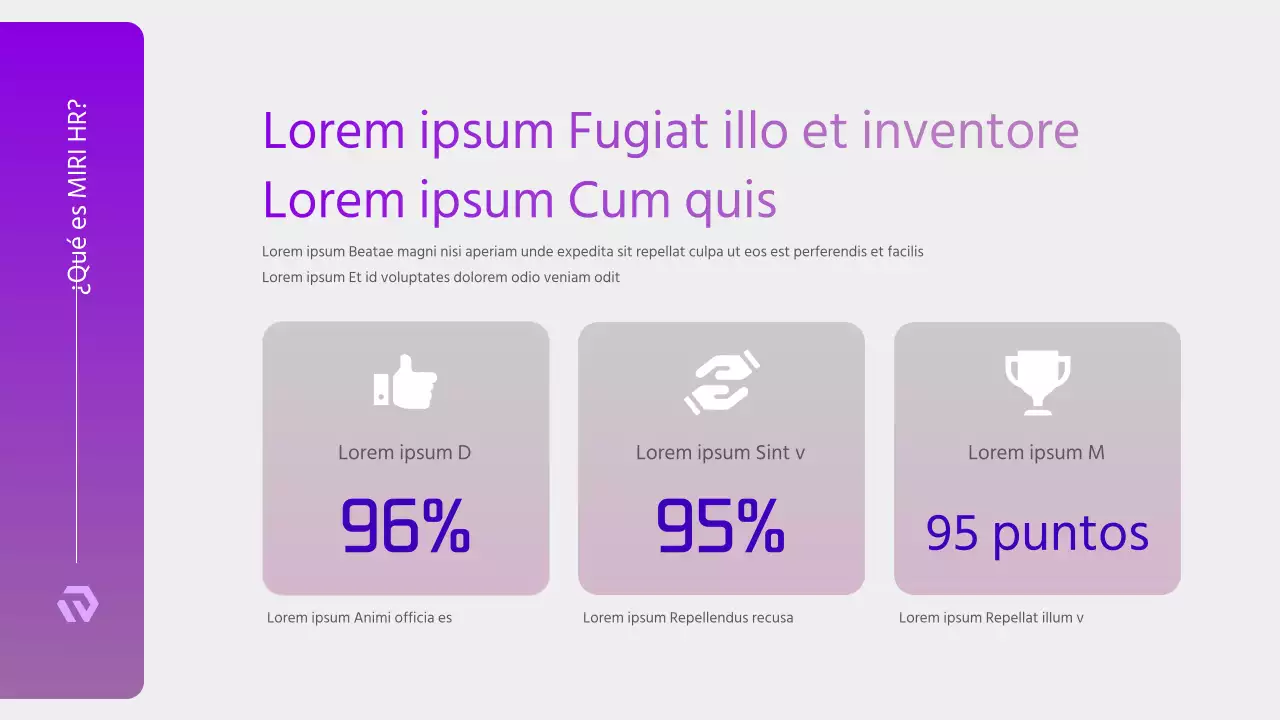Propuesta moderna de Headhunting de RRHH en morado y blanco