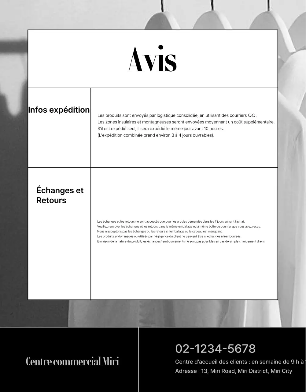 Promouvoir la mode moderne en gris et noir