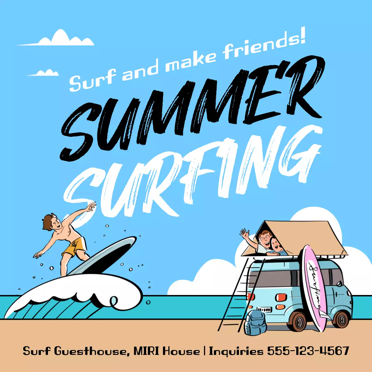 Bài đăng trên mạng xã hội về chương trình khuyến mãi lướt sóng Blue Retro