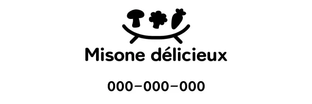 Propriétaire d'une petite boutique de plats d'accompagnement avec illustrations de légumes