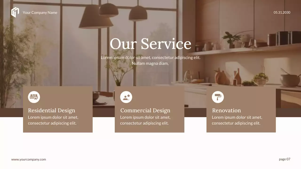 Beige Elegant Interior Presentation