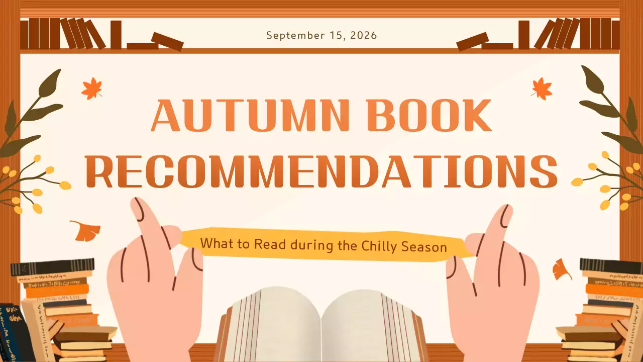 Orange Rustic Book Promotion Presentation