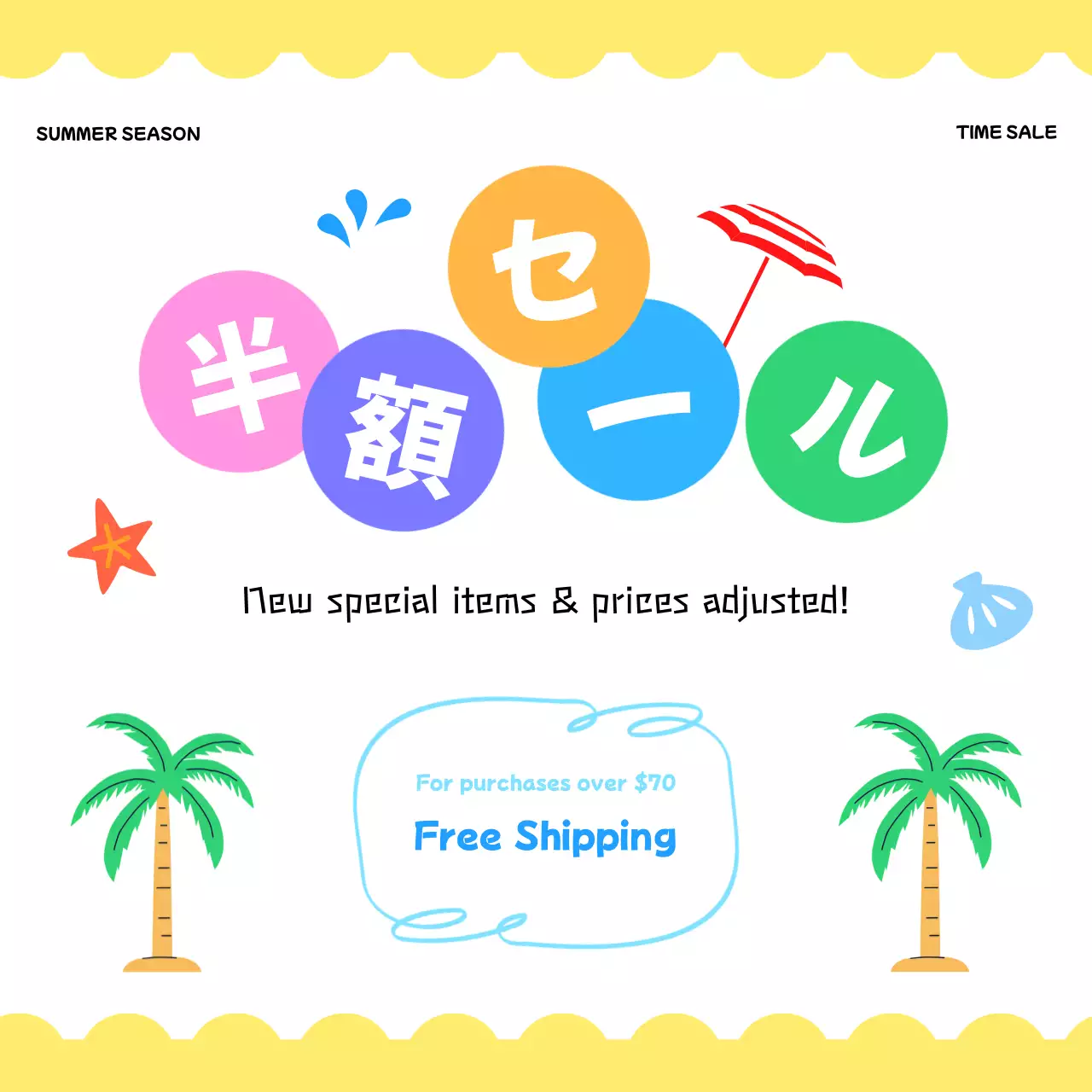 Bài đăng trên mạng xã hội khuyến mại bán hàng thời trang đầy màu sắc