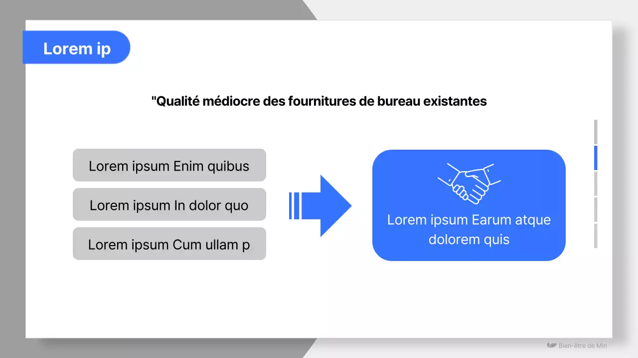 Proposition simple de produit de bien-être en bleu et bleu clair